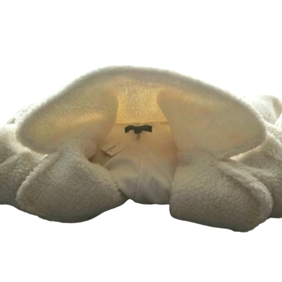 NWT Banana Republic white jacket, size small sharpa style NWT - Picture 13 of 16